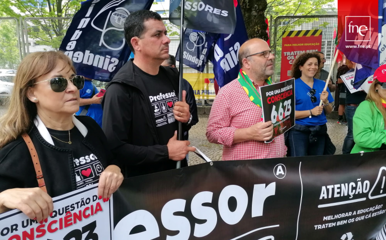 9 maio | Braga recebeu protestos dos professores em mais um dia das greves distritais