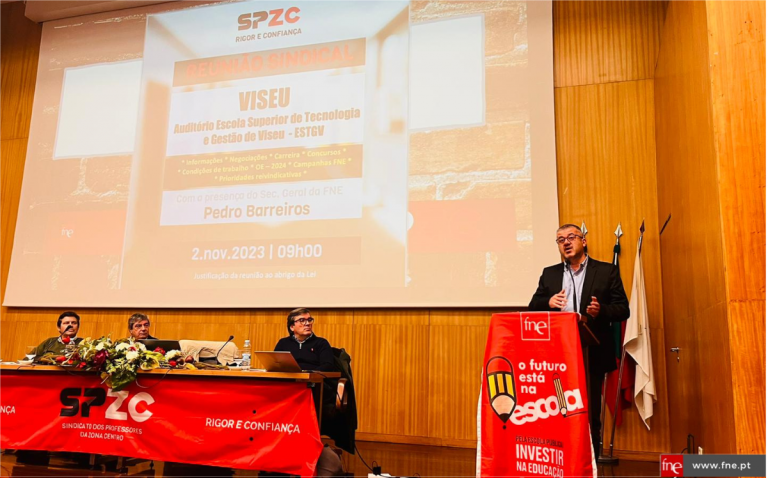 FNE/SPZC promoveram plenário sindical em Viseu