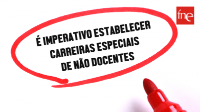 É imperativo estabelecer carreiras especiais de Não Docentes É imperativo estabelecer carreiras especiais de Não Docentes