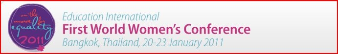 Conferência Mundial da Mulher 2011: Professores em movimento pela igualdade!