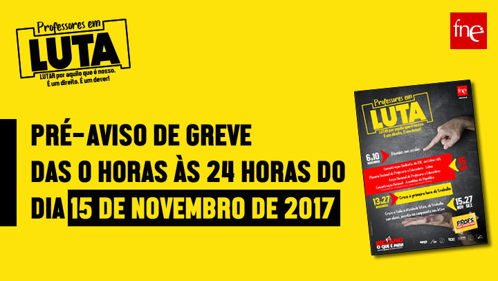  PRÉ-AVISO DE GREVE DAS 0 HORAS ÀS 24 HORAS DO DIA 15 DE NOVEMBRO DE 2017