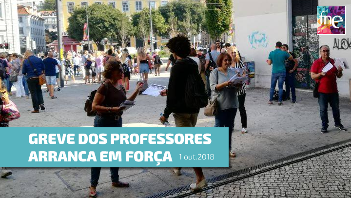 GREVE DOS PROFESSORES ARRANCA EM FORÇA