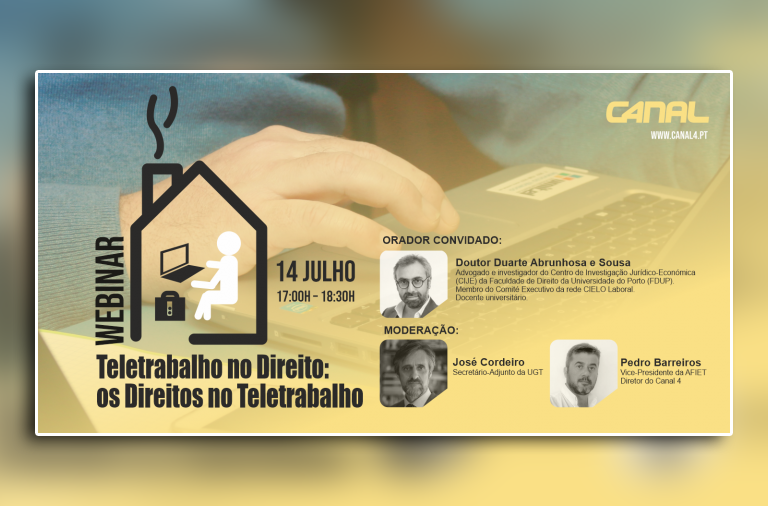 Webinar “Teletrabalho no Direito: os Direitos no Teletrabalho” 