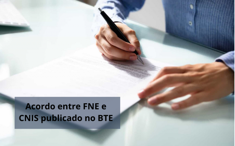 Acordo entre FNE e CNIS publicado no BTE
