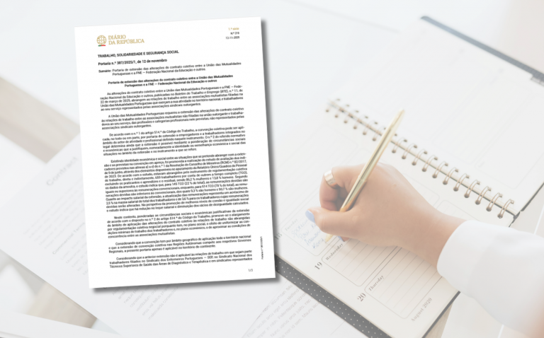 Publicada em DR a Portaria n.º 387/2025/1, de 12 de novembro
