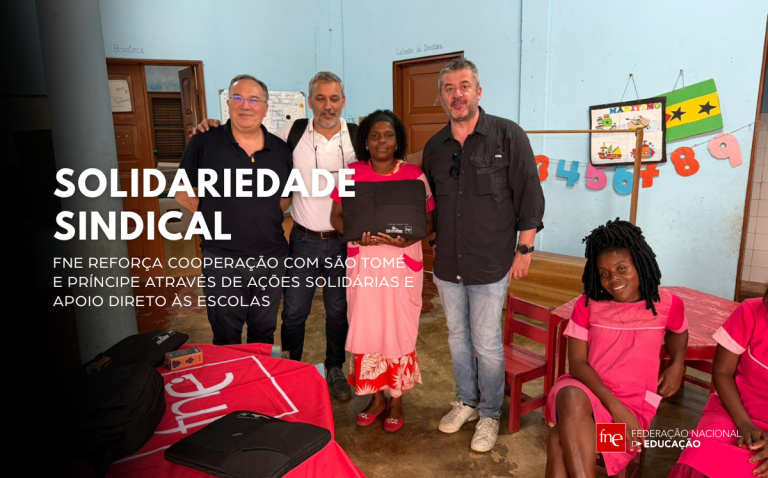 FNE reforça cooperação com São Tomé e Príncipe através de ações solidárias e apoio direto às escolas