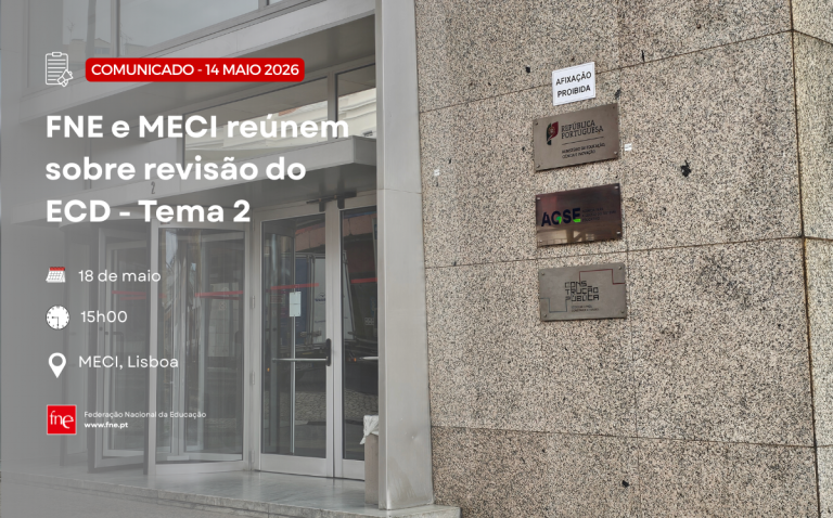 FNE e MECI reúnem sobre revisão do ECD - Tema 2