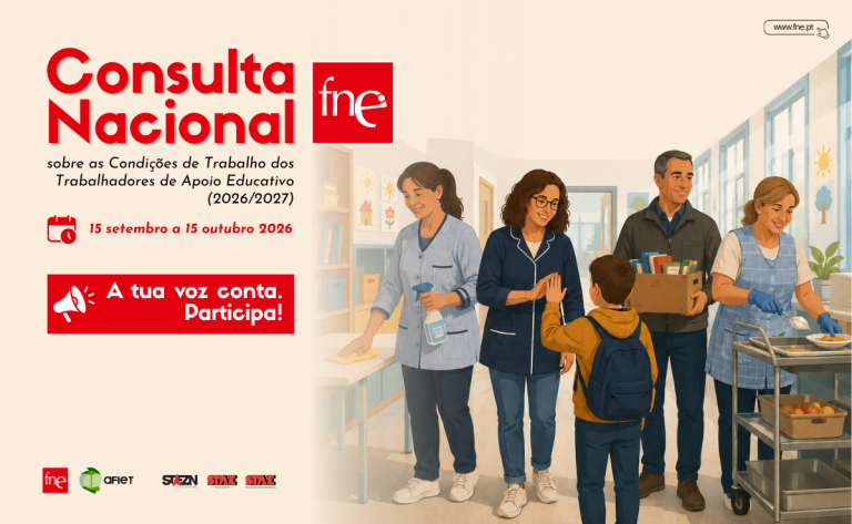 Está aberta a Consulta Nacional sobre as condições de trabalho dos Trabalhadores de Apoio Educativo