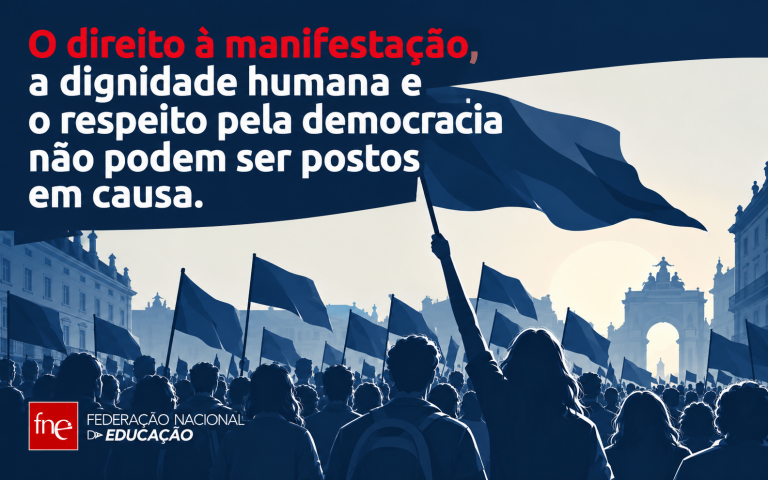 O direito à manifestação, a dignidade humana e o respeito pela democracia não podem ser postos em causa
