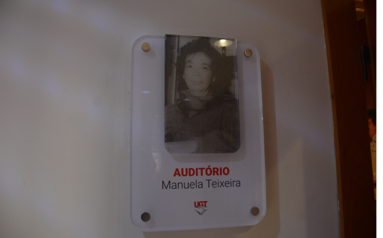 UGT homenageia Manuela Teixeira