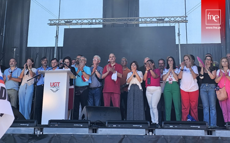 FNE presente nas celebrações do 1º de Maio da UGT, em Lisboa