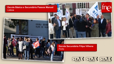 Não docentes: Greve com enorme adesão